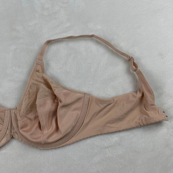 NWOT Chantelle Norah Comfort Underwire Bra 34C Lace Nude Unlined MSRP $88.00 - Picture 8 of 8